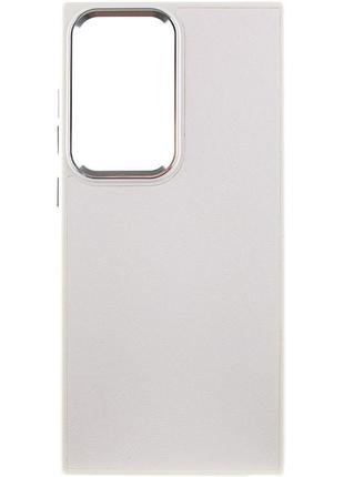 Шкіряний чохол bonbon leather metal style для samsung galaxy s23 ultra