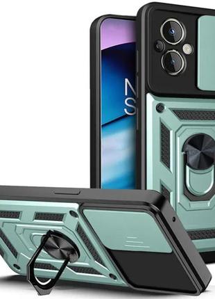 Ударостійкий чохол camshield serge ring для xiaomi poco m5