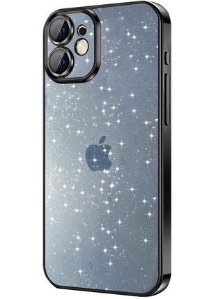 Чохол tpu+pc glittershine для apple iphone 12 (6.1")