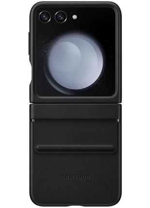 Шкіряний чохол leather case (aaa) для samsung galaxy z flip5