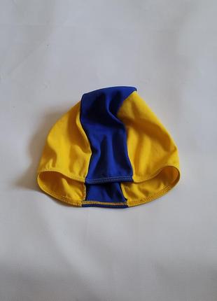 Купальная шапочка патриотическая сине-желтая, желто-голубая - подарок к покупке!3 фото