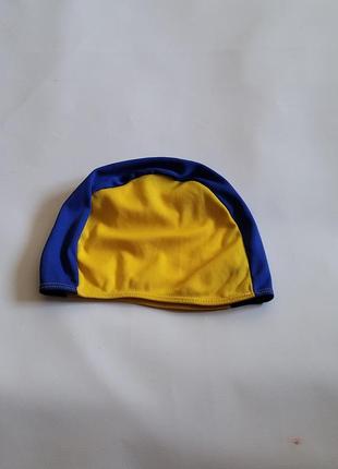 Купальная шапочка патриотическая сине-желтая, желто-голубая - подарок к покупке!2 фото