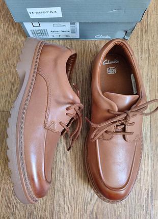 Туфли школьные clarks размер 35,5 натуральная кожа
