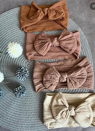 Стильные тонкие повязки