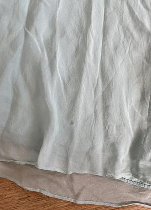 Вечернее длинное шелковое платье нежно бирюзового цвета coast размер 389 фото