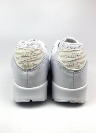 Nike air max 90 white7 фото