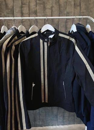 Куртка с полосками zara man оригинал с биркой