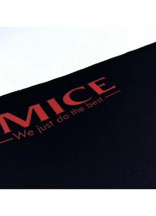 Килимок для всіх типів комп'ютерних мишок з ігровою поверхнею imice pd-03 30х80 см червоний4 фото