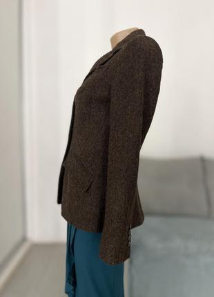 Твидовый шерстяной пиджак No1508 фото