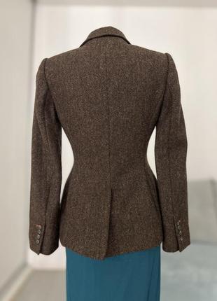 Твидовый шерстяной пиджак No1509 фото