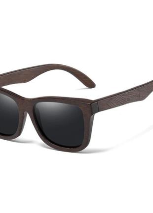 Очки солнцезащитные бамбуковые, поляризационные