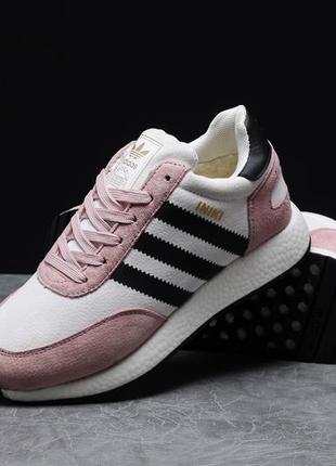 Sale! зимние женские кроссовки adidas iniki розовые9 фото