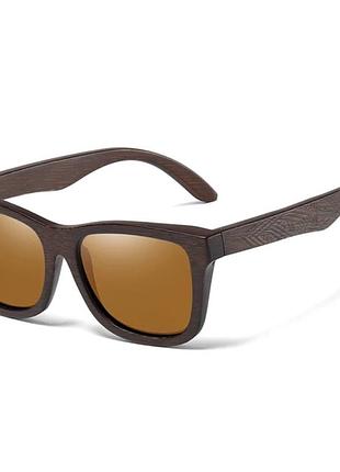 Очки солнцезащитные бамбуковые, поляризационные