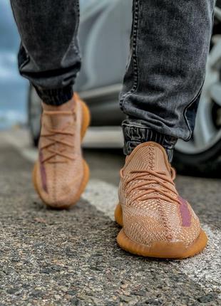 Кроссовки мужские adidas yeeze boost 350 коричневые7 фото