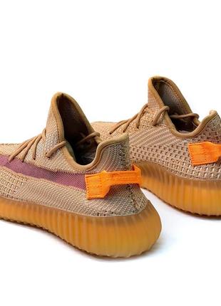 Кроссовки мужские adidas yeeze boost 350 коричневые9 фото