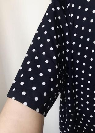 Сукня батал в горох 9