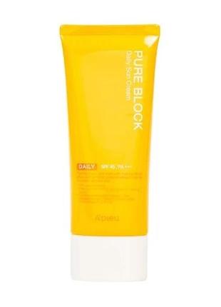 A'pieu pure block natural daily sun cream ех spf 50/pa солнцезащитный крем для лица