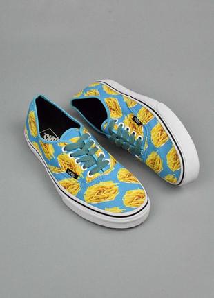 Vans authentic late night blue atoll fries ванги аутентіки з кортоплею фрі 40,5