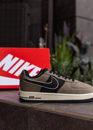 Чоловічі кросівки nike air force beige black