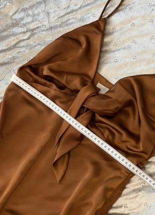 Платье атласное h&amp;m 5