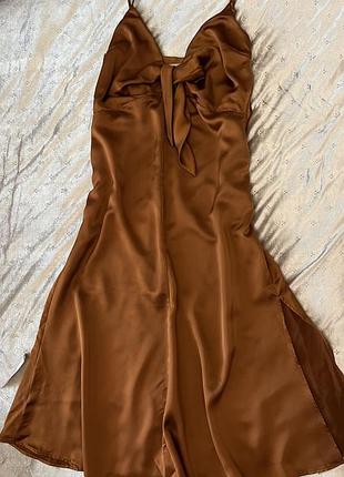 Платье атласное h&amp;m 7