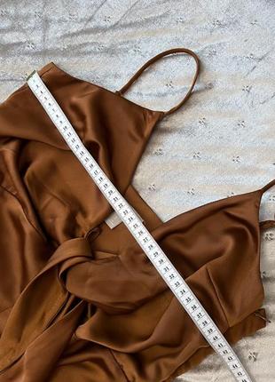 Платье атласное h&amp;m 6