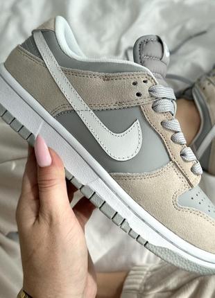 Кросівки nike dunk wolf grey