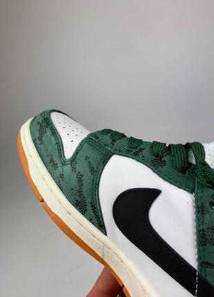 Nike dunk low green snake6 фото