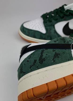 Nike dunk low green snake3 фото