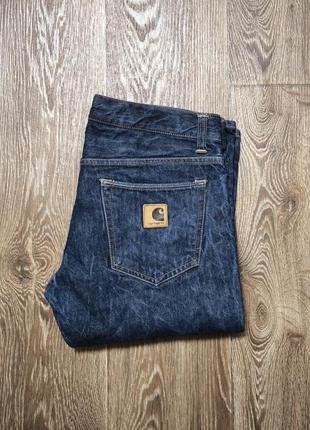 Мужские джинсы варенки carhartt buccaneer pant