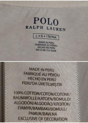 Базовая женская брендовая футболка от polo ralph lauren размер l10 фото