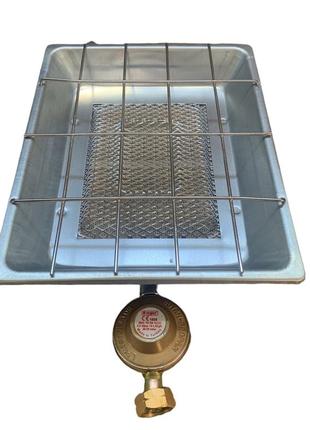 Газовый обогреватель orgaz sb649 2.8 квт + баллон rudyy 15л в комплекте + горелка на...