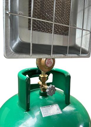 Газовый обогреватель orgaz sb649 2.8 квт + баллон rudyy 15л в комплекте + горелка на...