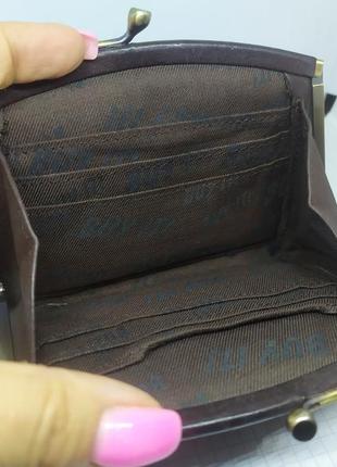 Кожаный кошелек с тиснением птички твитти5 фото