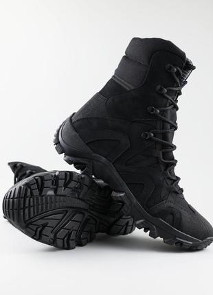 Берци ultimatum tracking force b-107 gore-tex чорні, тактичні армійські черевики з мембраною гортекс