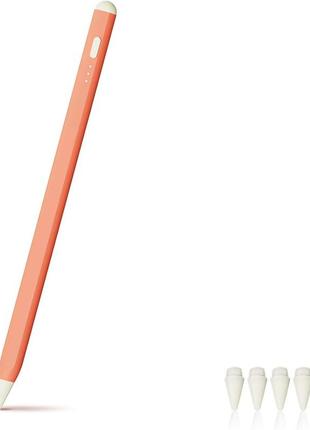 Оранжевый стилус, совместимый с apple pencil, ручка для ipad (2018-2022), стилус для ipad pencil, совместимый