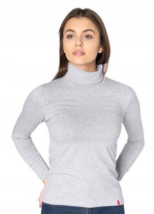 Чудова, жіноча водолазка, гольф, сірий, добре тягнеться.