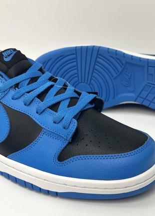 Кроссовки nike sb dunk (blue & black)2 фото