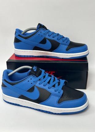 Кроссовки nike sb dunk (blue & black)1 фото