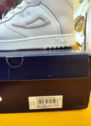 Fila.оригинал.кожа.есть видеообзор.в наличии хайтопы fila fx-100 mid women´s.9 фото