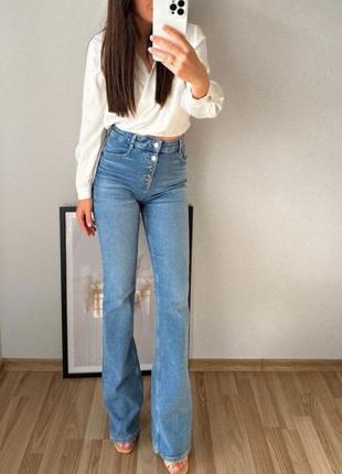 Джинсы zara flare из новой коллекции польща