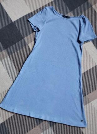 Ніжне плаття, сукня в рубчик2 фото