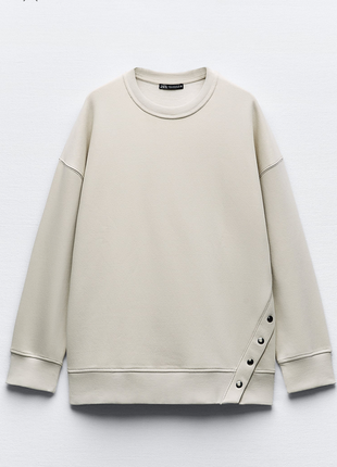 Свитшот оверсайз zara s m