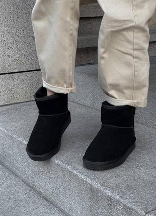 Ugg black (замша) 2