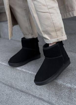 Ugg black (замша) 8