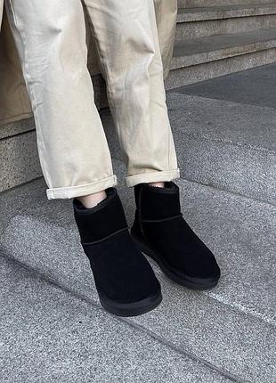 Ugg black (замша) 4