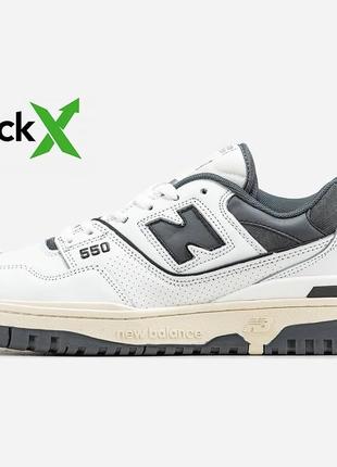 0768 new balance 550 white/gray