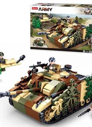 Конструктор sluban танк m38-b0858 524 детали