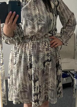 Платье женское с длинным рукавом размер л