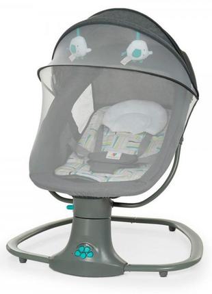 Крісло-гойдалка b-8105 темно-сіре